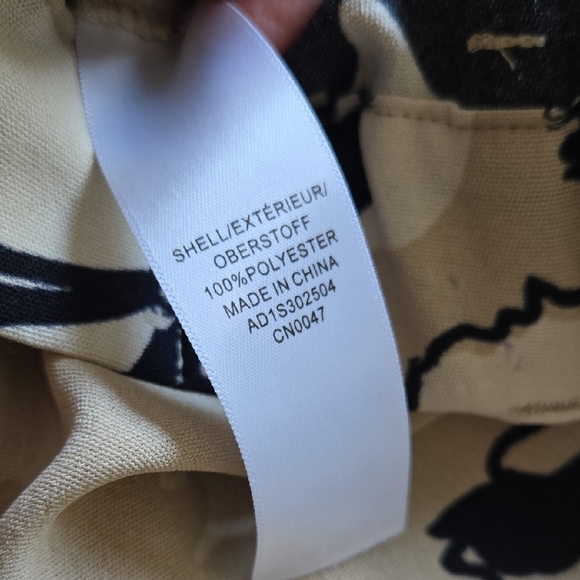 Adrianna Papell Beige Floral Wide Leg Pleated Front Flowy Pants NWT | 8 - Picture 8 of 8